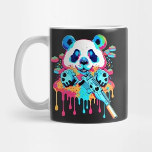 Panda With Guns and Candy Mug